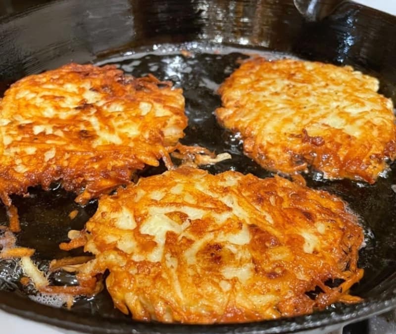 Râpé de courge spaghettis et pomme de terre