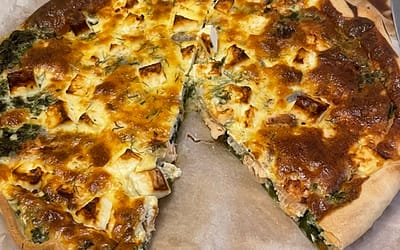 Quiche aux Épinards, Saumon et Feta