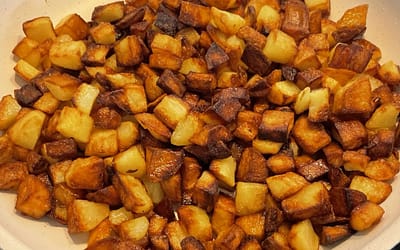 Pomme de terre carré croustillantes