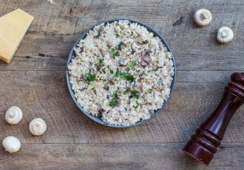 Risotto asperges et champignons